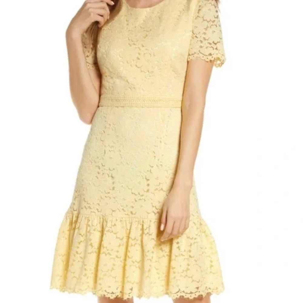 Rachel Parcell Sunny Lace Midi Dress